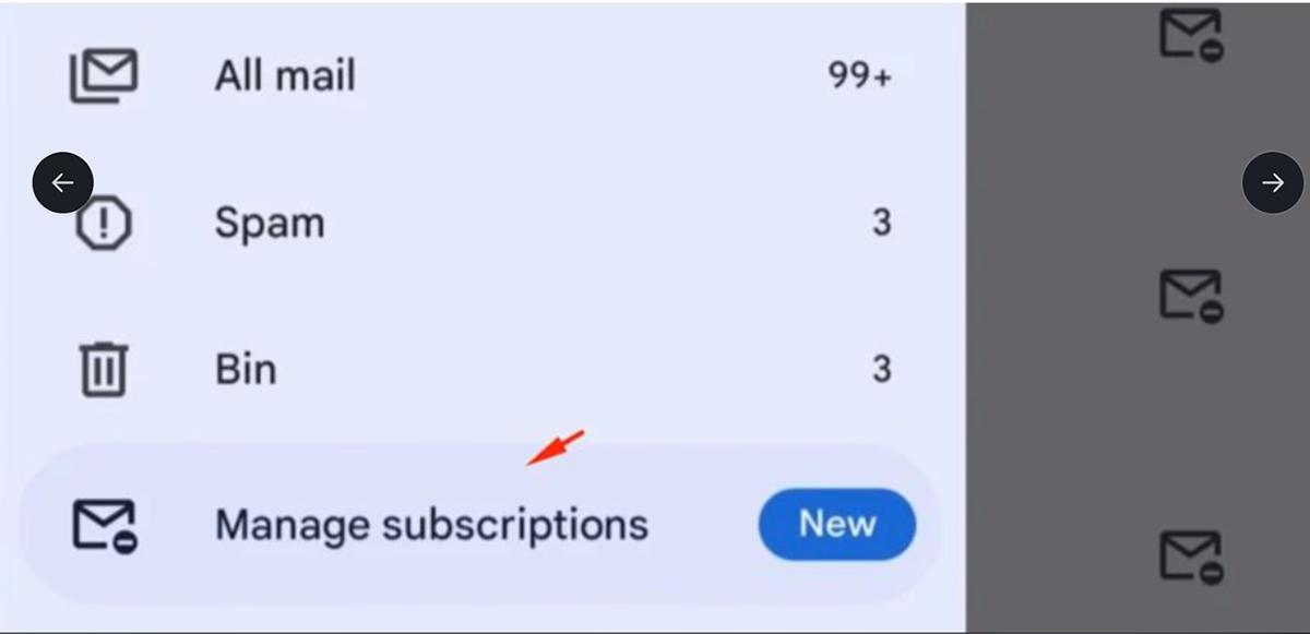 Gmail unsubscribe feature